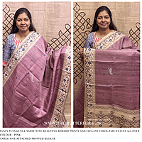 FANCY TUSSER SILK SAREE SFHSTUS24611
