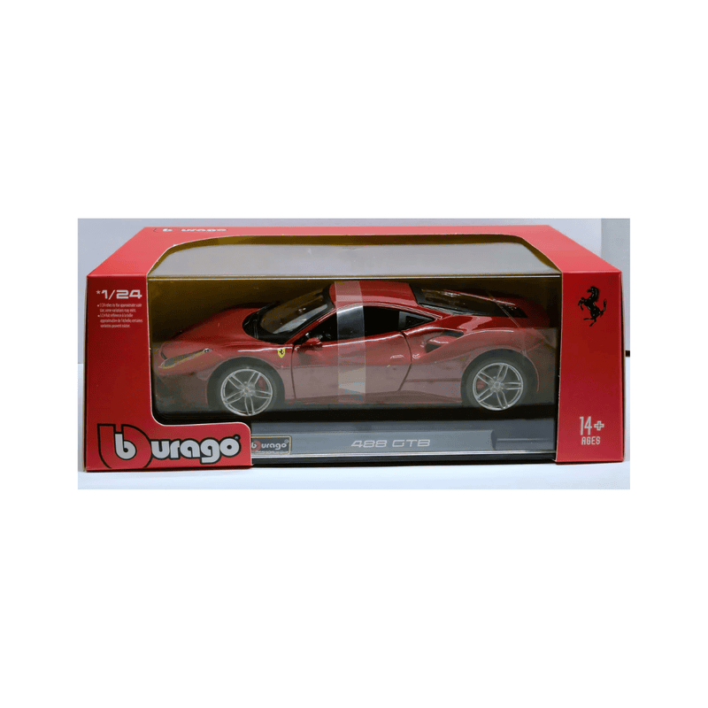 Ferrari 488 GTB-Red 1:24 Bburago