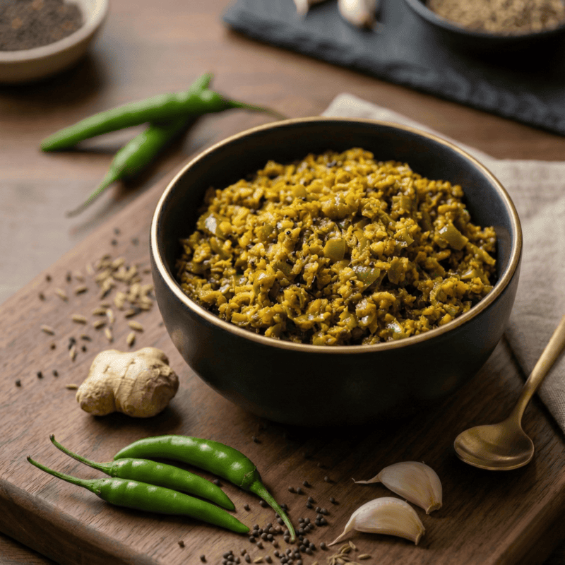 Special Thecha | Green Chilli, Ginger & Garlic | Sample Pack