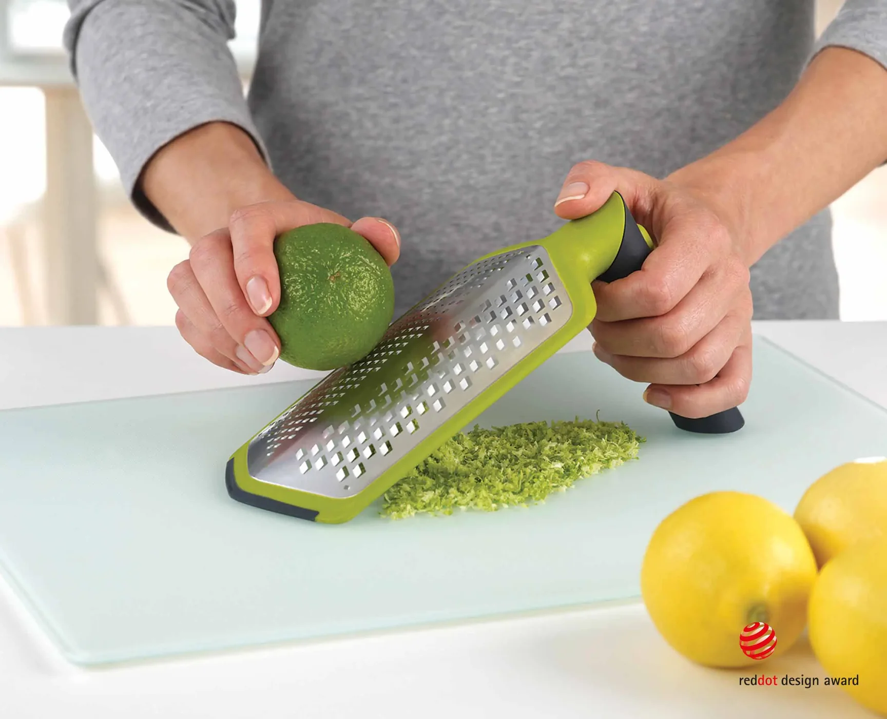 Joseph Joseph 2-in-1 Twist Grater, Compact Design,Hand Grater with Adjustable Handle
