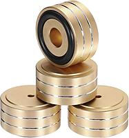 ASW - Premium Aluminium Cabinet Feet - 40MM Dia. x 22MM Height (4 Pcs.) Gold - ACF40M-GLD
