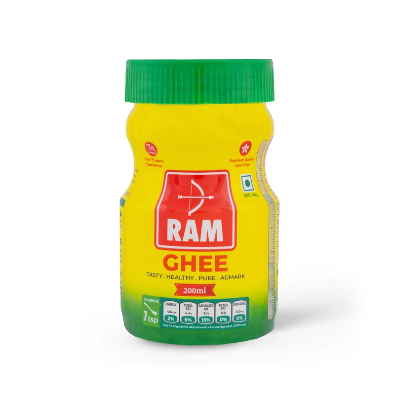 Ram Cow Ghee 200ml Jar