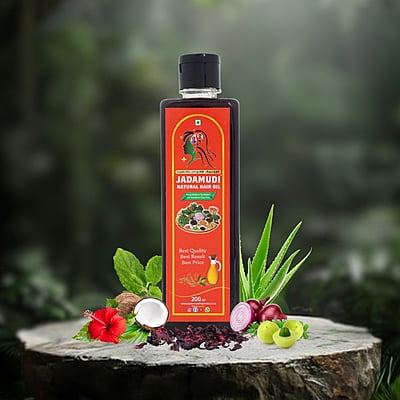 Jadamudi Natural Hair Oil(200 ml) – Traditional Herbal Hair Growth & Care