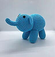 Crochet Single Colour Elephant Crochet Single Colour Elephant