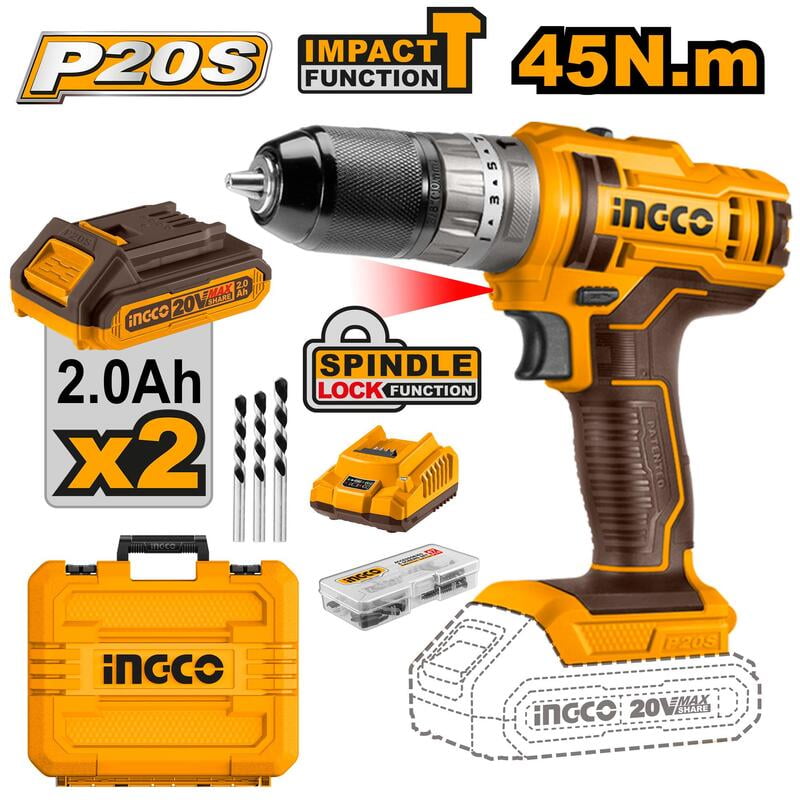 INGCO Lithium-Ion impact drill CIDLI201452 INGCO Lithium-Ion impact drill CIDLI201452