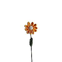 Crochet Small Yellow Daisy (Bunch of 6)