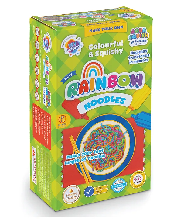 Aqua Squish Kit - Rainbow Noodles