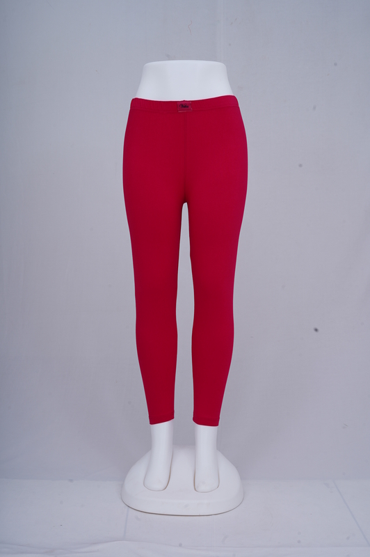 Women Dark Pink Ankle Leggings
