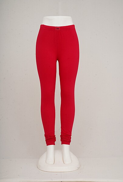 Women Dark Pink Churidhar Leggings