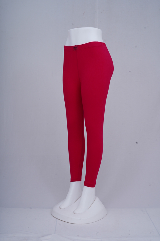 Women Dark Pink Ankle Leggings