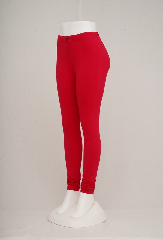 Women Dark Pink Churidhar Leggings