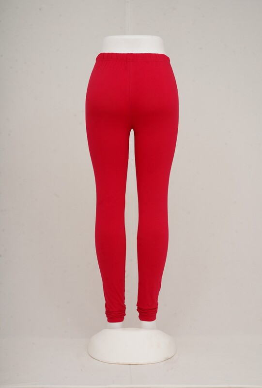 Women Dark Pink Churidhar Leggings