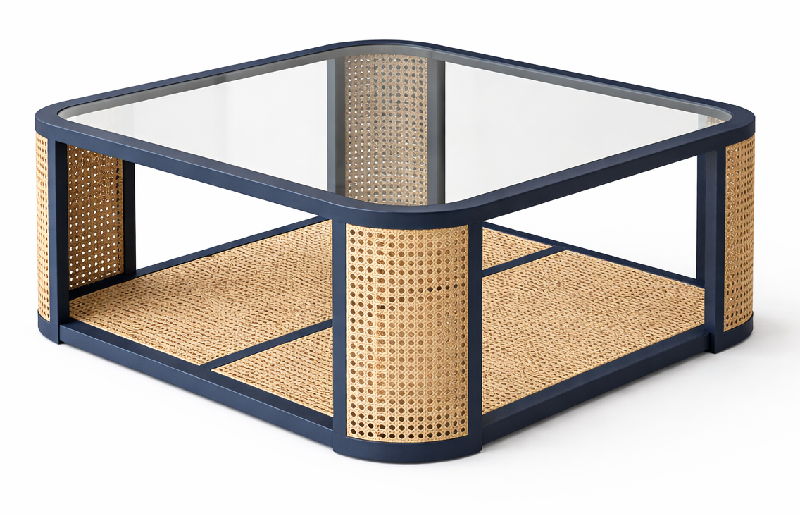 Cabana Natural Cane Coffee Table