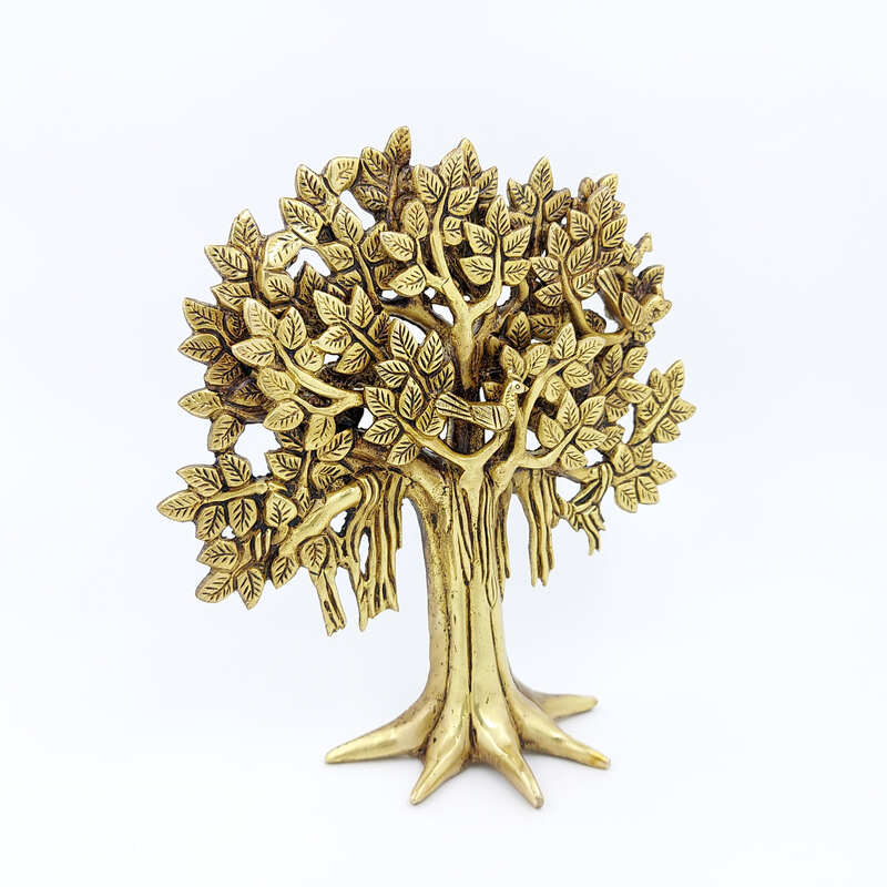 Brass Kalpavriksha Tree - 9 inch Height | Premium Quality | Shop Now
