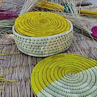 Half Double Color Moonj Trivet Half Double Color Moonj Trivet