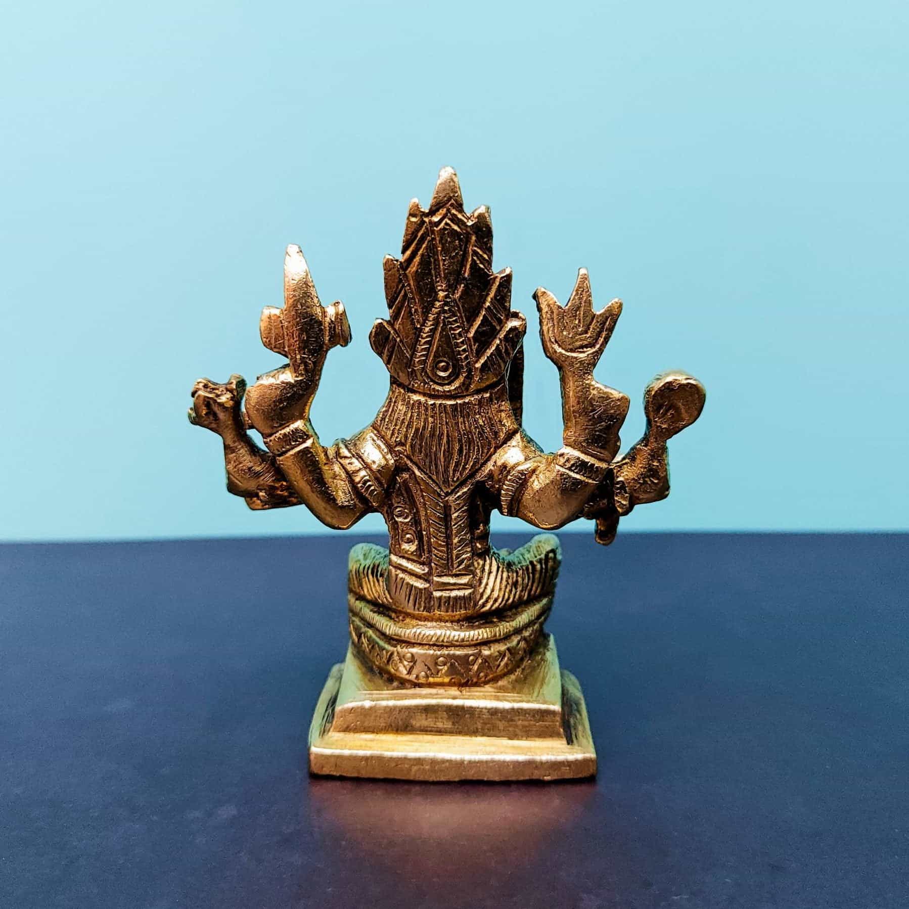 Brass Mariyamma | Mariyamman Shakthi Devi - 3.8" Height | Protective Goddess