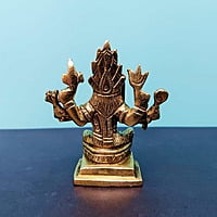 Brass Mariyamma | Mariyamman Shakthi Devi - 3.8" Height | Protective Goddess