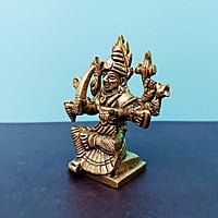 Brass Mariyamma | Mariyamman Shakthi Devi - 3.8" Height | Protective Goddess