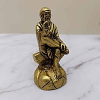 Brass Sai Baba - 3.5 inch Height | Spiritual Guru