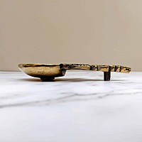 Brass Aarti Spoon - 5.8 inch Length | Ritual Essential