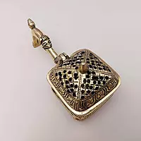 Brass Super Fine Dhoop Dani - 2.5 inch Height | Exquisite Incense Holder
