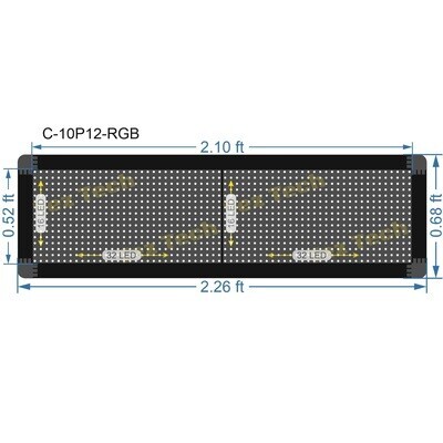 0.5X2 FEET RGB