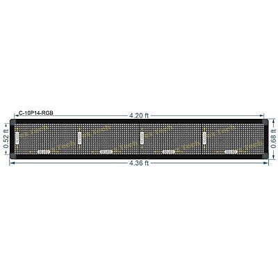 0.5X4 FEET RGB