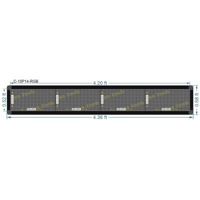 0.5X4 FEET RGB