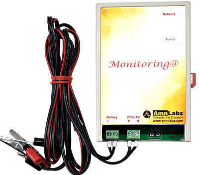 Monitoring@, SMS based Battery and AC supply monitoring System