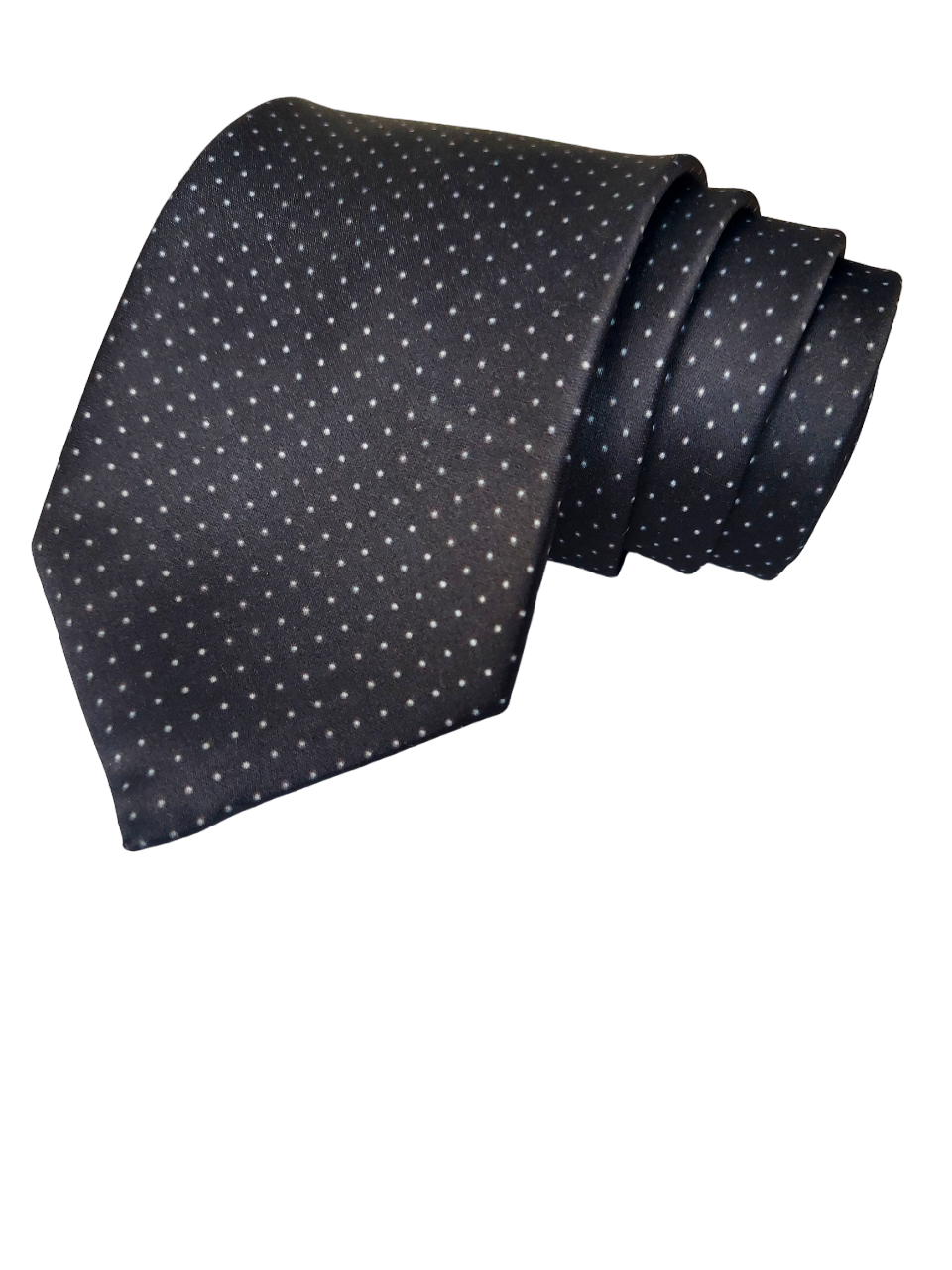 Black Dotted Necktie
