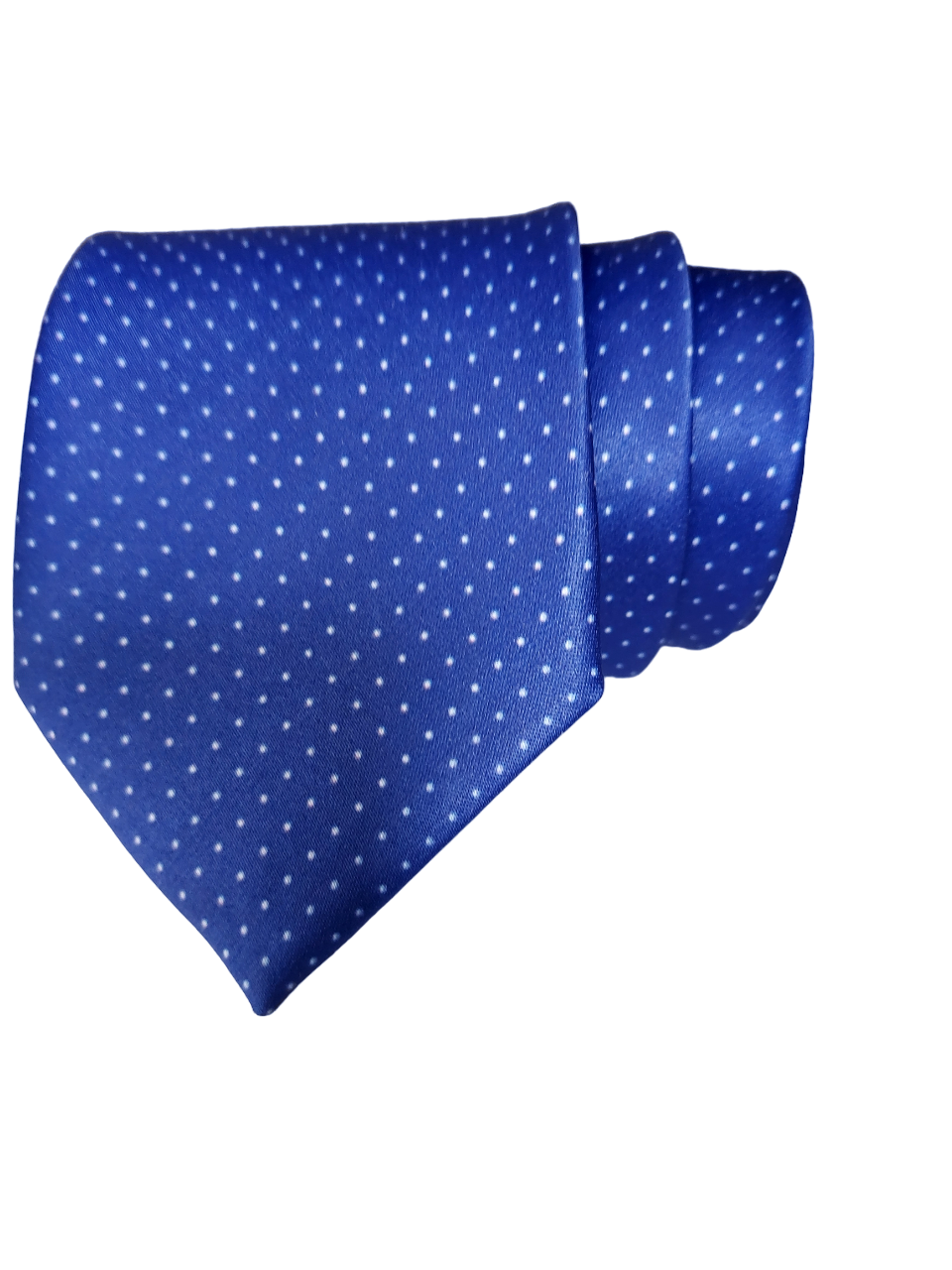 Blue Dotted Necktie