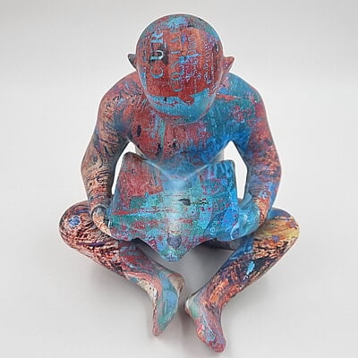 Colourful Man Sculpture