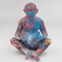 Colourful Man Sculpture
