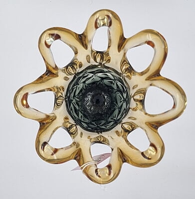 Vase 4 x 11 inch Yellow