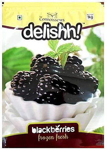 Delish Imported IQF Frozen Blackberries – 1 Kg