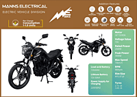 MeBike VISSION electric motor cycle