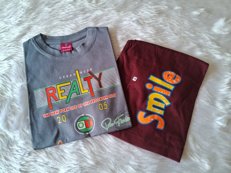 Cotton T Shirt with shorts - Grey