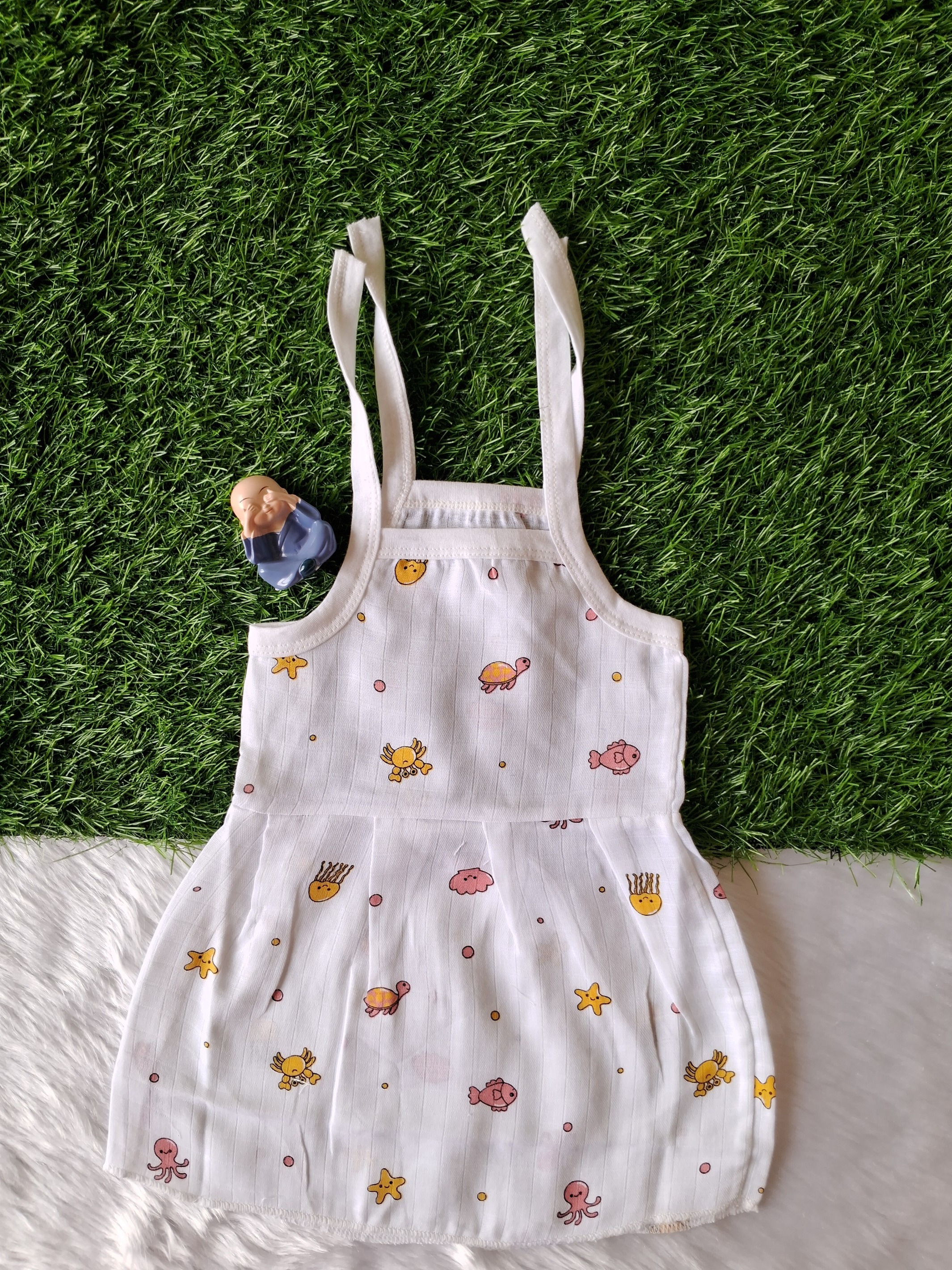 Muslin Knot Frock - Fish