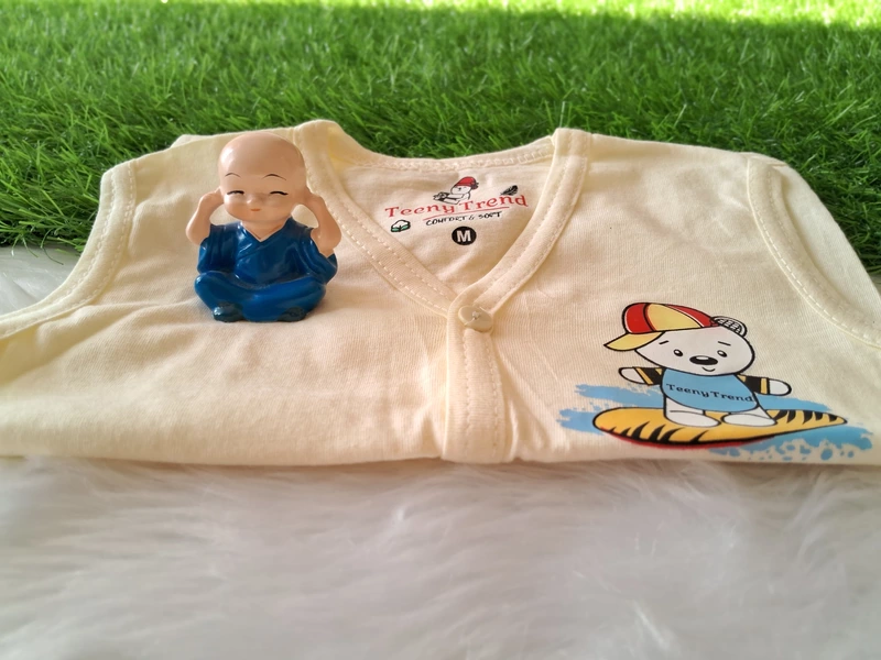 Hosiery cotton button jablas combo(0-6 Months)