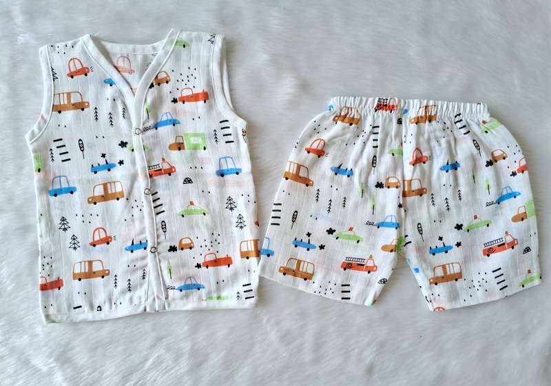 Muslin Jabla Set - Fire Truck