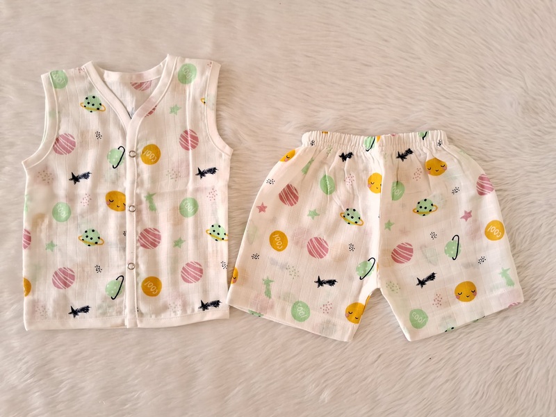 Muslin Jabla Set - Planets