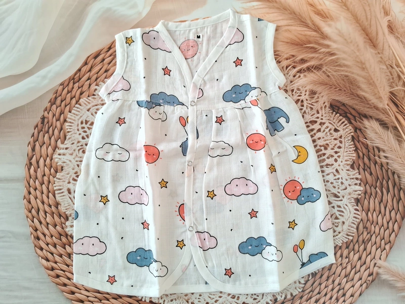 Muslin Frock - Elephant