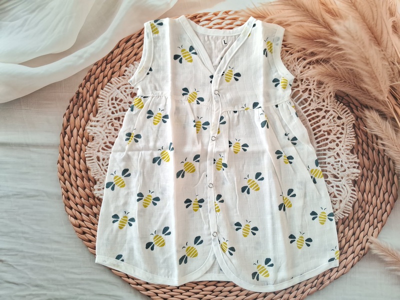 Muslin Frock - Bees