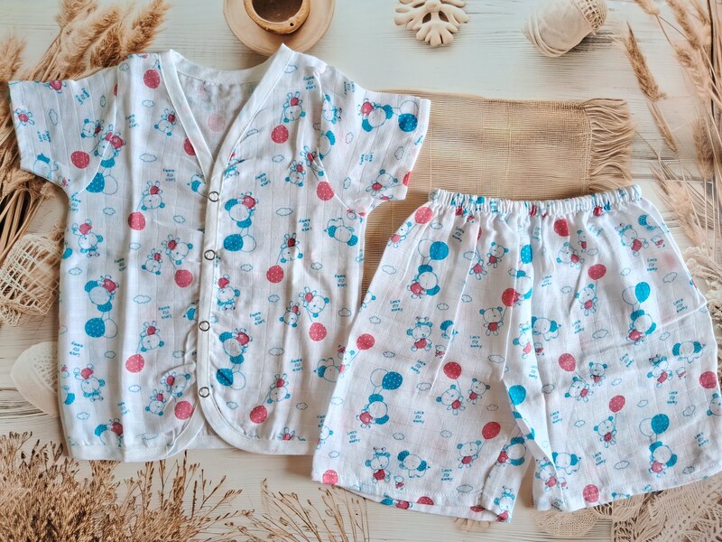 Muslin Jabla Half sleeve Set - Toy