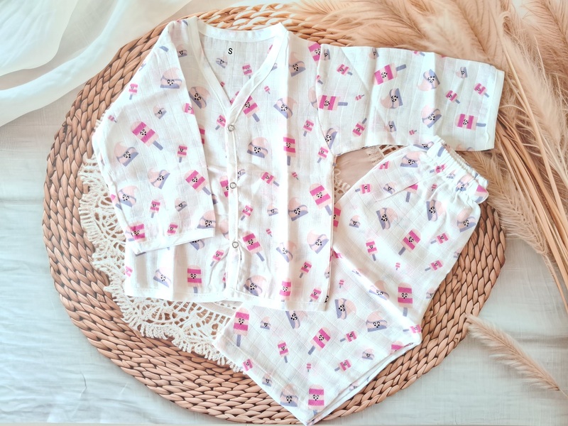 Muslin Set - Full Hand - Ice Cream