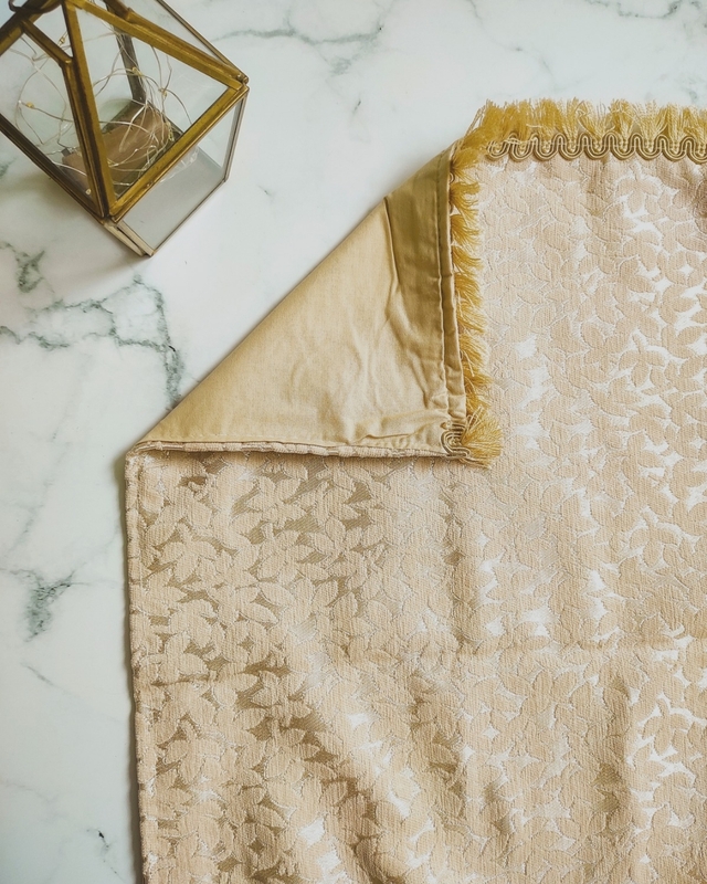 Amara Gold Luxury Prayer Mat - Personalized