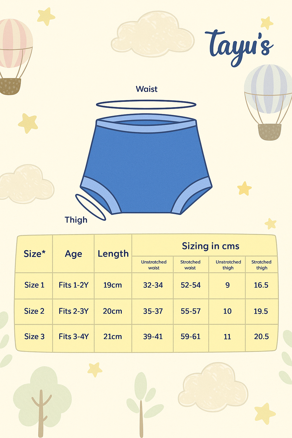 Kids Training Pants-2-3 Years