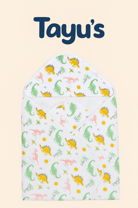 Muslin Cap Towel-Dino