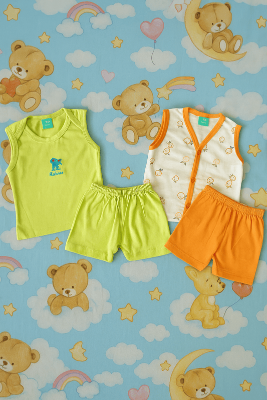 Cotton Button Type Jabla Set - Pack of 2