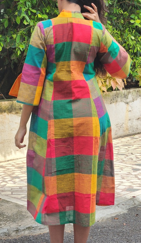 Srivalli's Everyday Flare Dress  - Green Hues